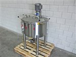 150 liter rvs tank met stuwstraalmenger