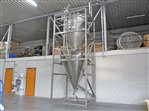 2500 liter wegende silo met 2000 liter buffersilo