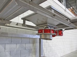 IBC container losstation - wegend