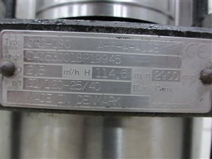 Grundfos CR 2-180 A-F-A-AUUE meertraps centrifugaalpomp