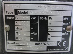 Grundfos CRN 3-7 A-FGJ-G-V-HUBV meertraps centrifugaalpomp
