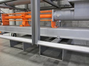 Mobiele Netzsch NM021 wormpomp met 120 liter schroefdoseerder