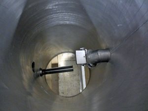 Productscheider met persluchtgereinigd filter