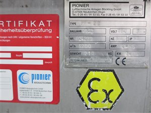 Pionier PF-2B stofafzuiger van rvs