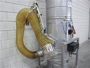 Pionier PF-2B stofafzuiger van rvs