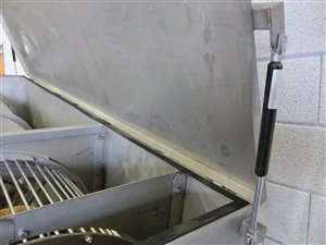 Dinnissen rvs roterende trommelzeefmachine