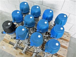 GEA Varivent kleppen manifold met dubbelwandige behuizing