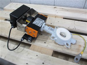 EBRO Armaturen DN 50 pneumatisch bediende vlinderklep