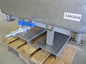 open mengtank met schoepenroerwerk 850 liter
