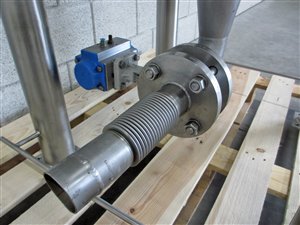 150 liter rvs tank met stuwstraalmenger